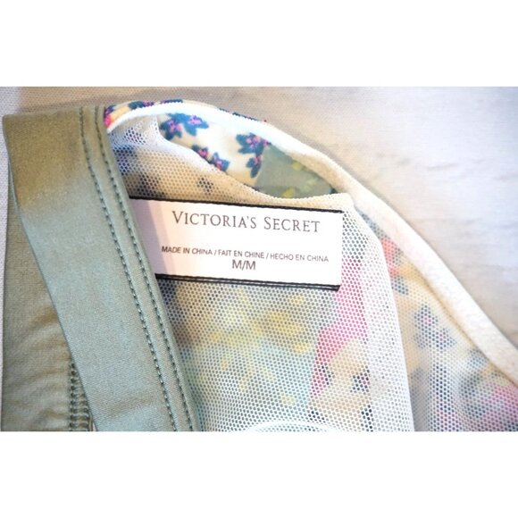 Victoria's Secret Floral Print Triangle Bralette w/ Adjustable Straps - Size M - Picture 3 of 7